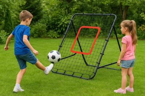 Rebounder Do Piłki Nożnej Trenażer Piłkarski Bramka Do Odbijania Piłki 100x100 Cm Movepro