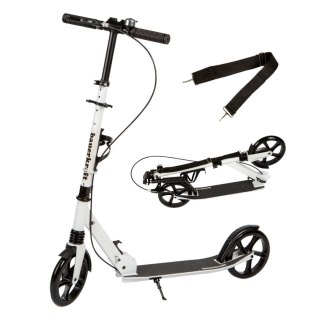 Hulajnoga Miejska Dla Dzieci I Młodzieży Składana Regulacja Wysokości 95-105 Cm Koła 200 Mm Uchwyt Na Bidon