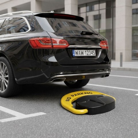 Blokada Parkingowa Składana Zapora 40 Cm Na Klucz Zdalnie Sterowana System Alarmowy