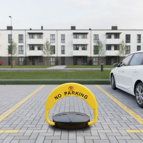 Blokada Parkingowa Składana Zapora 40 Cm Na Klucz Zdalnie Sterowana System Alarmowy