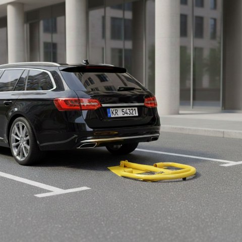 Blokada Parkingowa Składana Zapora Na Klucz 40 Cm