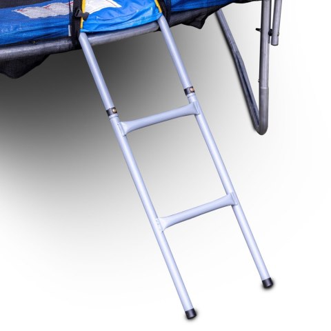Trampolina Ogrodowa Z Siatką Zewnętrzną O Średnicy 8 Ft 244-252 Cm + Drabinka