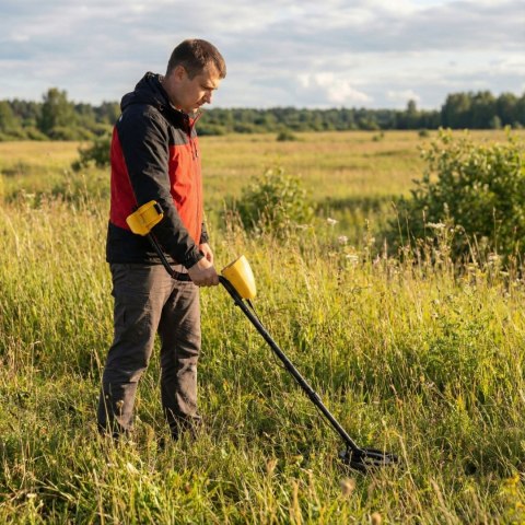 Wykrywacz Metali Detektor 3 Tryby Do Poszukiwań Złota Srebra Monet Pinpoint Lcd