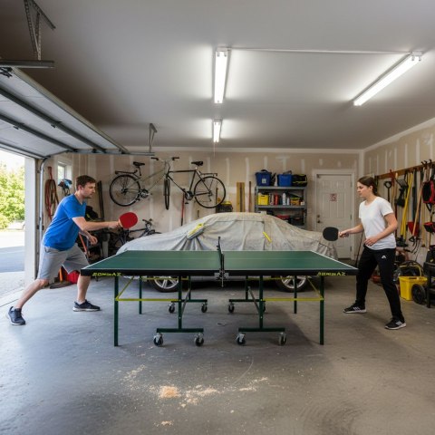 Zestaw Do Tenisa Stołowego 2 Paletki Do Ping-Ponga 3 Piłeczki