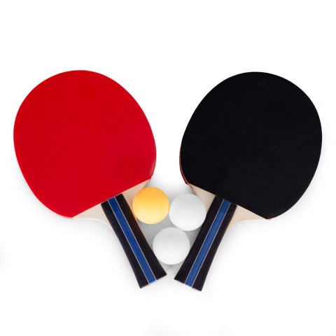 Zestaw Do Tenisa Stołowego 2 Paletki Do Ping-Ponga 3 Piłeczki
