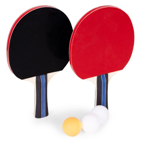 Zestaw Do Tenisa Stołowego 2 Paletki Do Ping-Ponga 3 Piłeczki