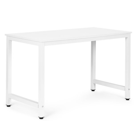 Biurko Komputerowe Szkolne Stół 120x60 Cm Białe Modernhome