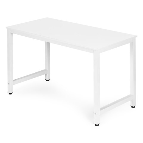 Biurko Komputerowe Szkolne Stół 120x60 Cm Białe Modernhome