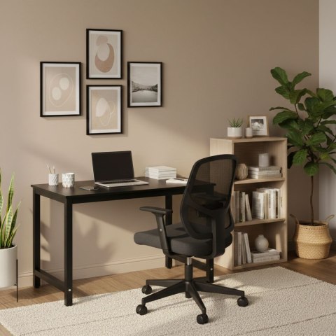 Biurko Komputerowe Szkolne Stół 120x60 Cm Czarne Modernhome