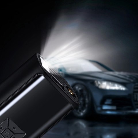 Pompka Rowerowa Elektryczna Kompresor Do Opon Powerbank 6000mah Latarka Led