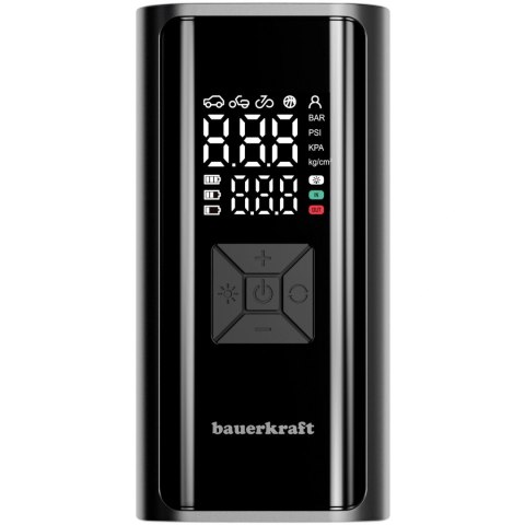 Pompka Rowerowa Elektryczna Kompresor Do Opon Powerbank 6000mah Latarka Led