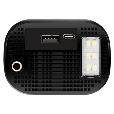Pompka Rowerowa Elektryczna Kompresor Do Opon Powerbank 6000mah Latarka Led