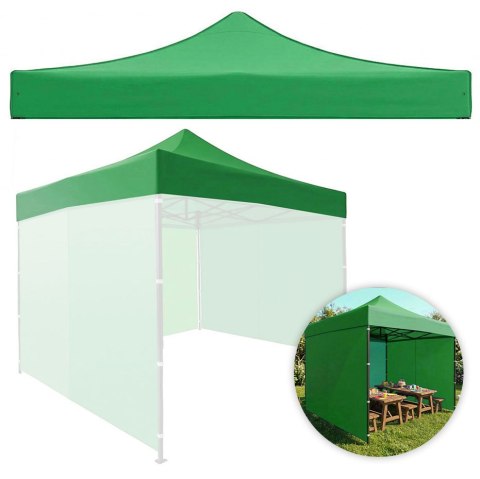 Dach Poszycie 3x3 M Do Namiotu Pawilonu Ogrodowego 420d Pvc Zielony Multigarden