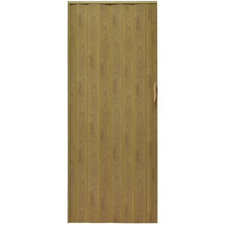 Drzwi harmonijkowe 001P JASNY DĄB MAT G - 90 cm