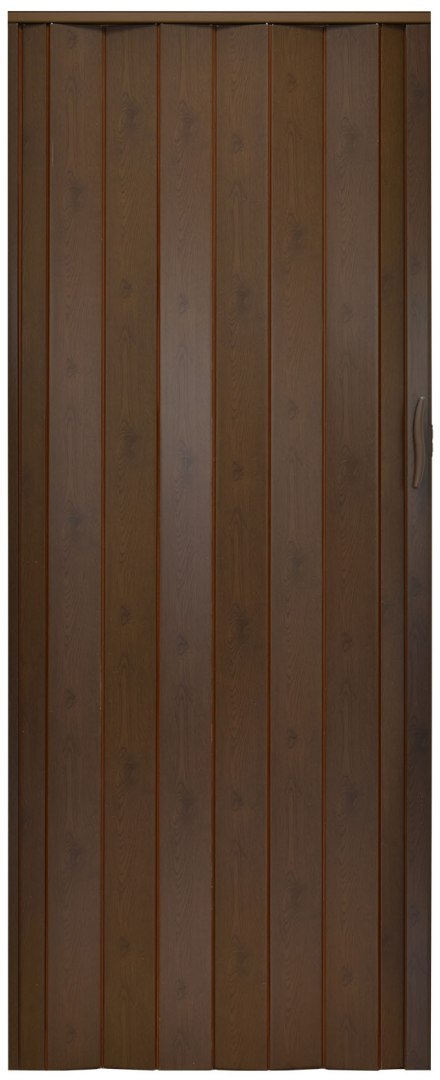 Drzwi harmonijkowe 001P WENGE MAT G - 90 cm