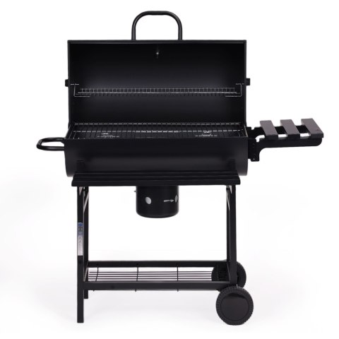 Grill Węglowy Ogrodowy Z Pokrywą Termometr Popielnik Składane Półki Multigarden