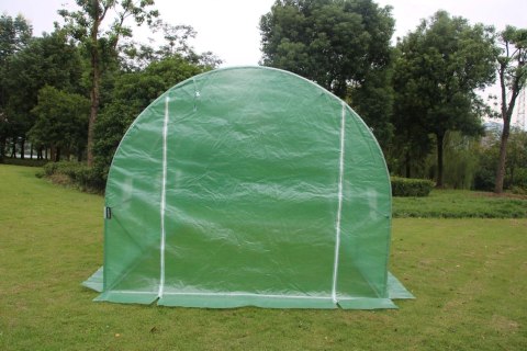 Szklarnia Tunel Ogrodowy Foliowy 4x2,5x2 M 10 M² Metalowy Stelaż Folia Uv