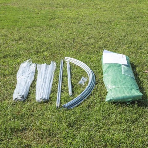 Szklarnia Tunel Ogrodowy Foliowy 6x3x2 M 18 M² Metalowy Stelaż Folia Uv