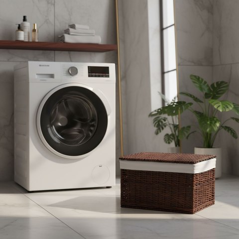 Kufer wiklinowy 65L 56x34x34 cm brązowy
