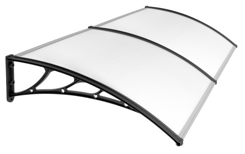 Daszek nad drzwi MAKO DUO 100x200cm czarny