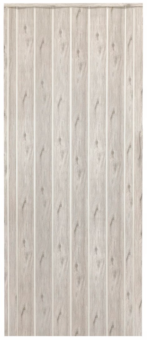 Drzwi harmonijkowe 001P DĄB ALASKA MAT - 90 cm