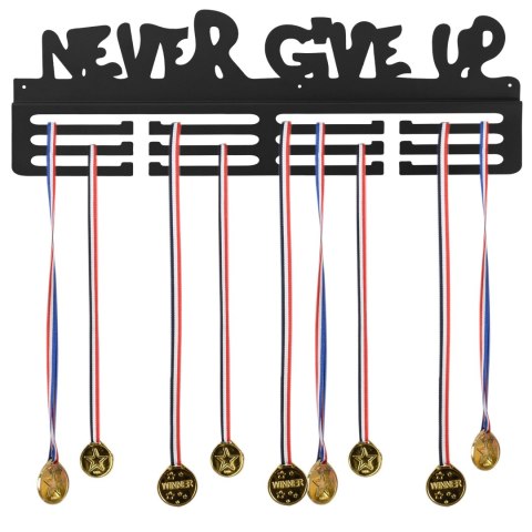 Wieszak na medale NEVER GIVE UP