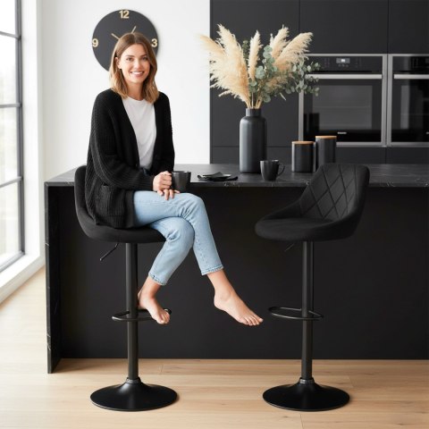Hoker barowy Cydro Black czarne Velvet
