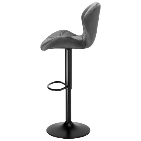 Hoker barowy Gordon Black grafitowy Velvet