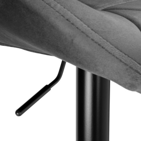 Hoker barowy Gordon Black grafitowy Velvet
