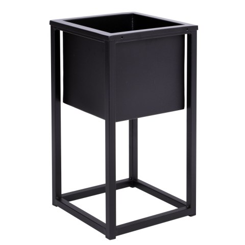 Kwietnik Concove loft 40 cm czarny
