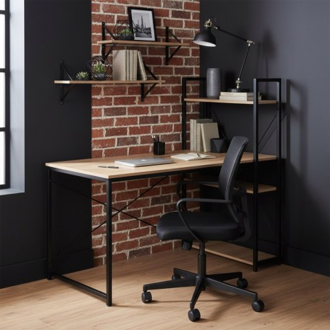 Biurko industrialne loftowe Trosa Modern Oak