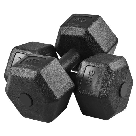 Zestaw 2 hantli KRONOS hantle 2x6 kg