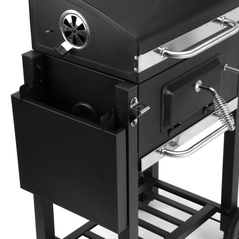 Grill węglowy ogrodowy CARBON czarny