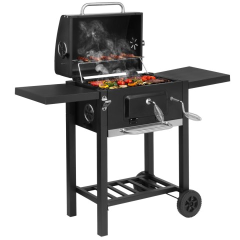 Grill węglowy ogrodowy CARBON czarny