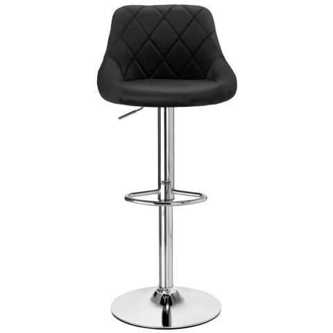 Hoker barowy Cydro chromowane czarne Velvet