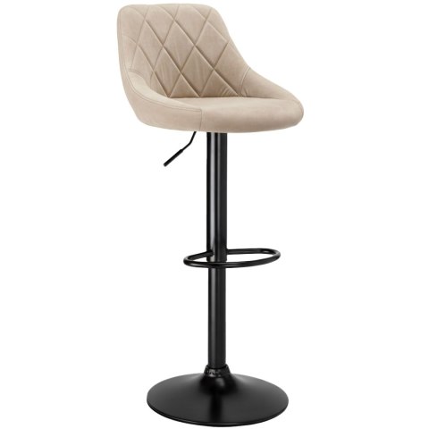 Hoker barowy Cydro black beżowy Velvet