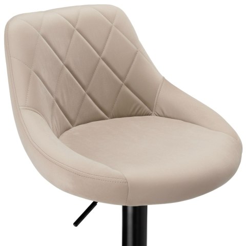 Hoker barowy Cydro black beżowy Velvet