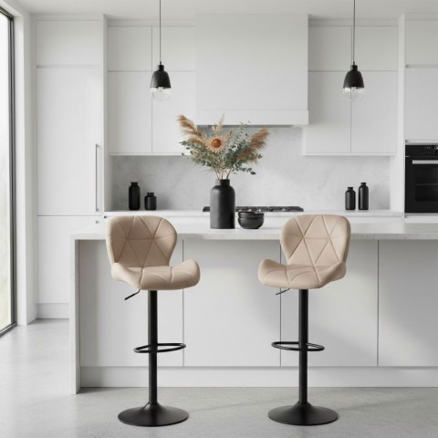 Hoker barowy Gordon Black bezowy Velvet