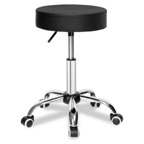 Taboret fryzjerski kosmetyczny TULSA czarny