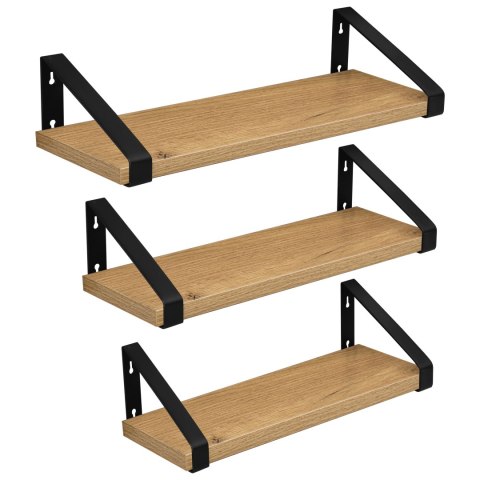 Zestaw 3 półek loft SIRIN craft