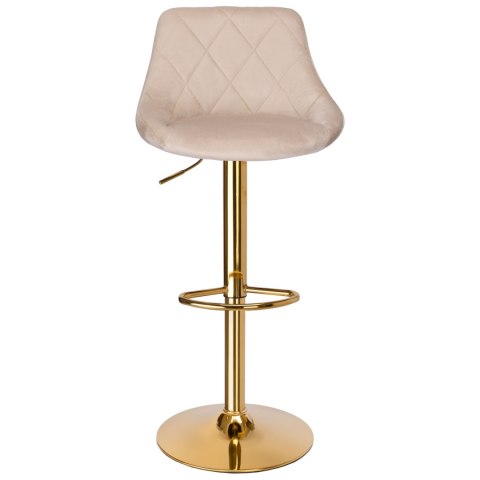 Hoker barowy Cydro Gold beżowe Velvet