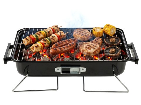 Grill składany przenośny węglowy CAMPAL z pokrywą