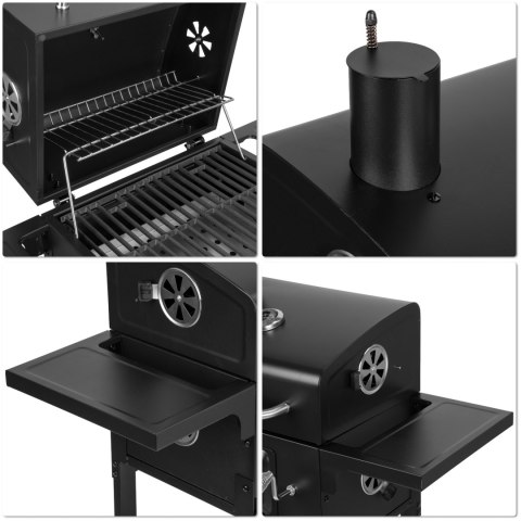 Grill węglowy ogrodowy z żeliwnym rusztem FERRO