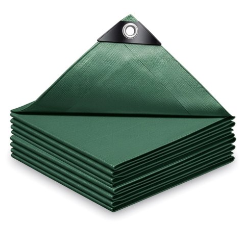 Plandeka 4x5m zielona GRENTO 100GSM