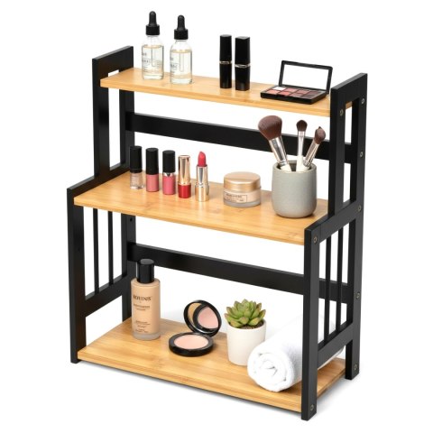 Regał kuchenny na przyprawy CEZAR NATURALNY BLACK