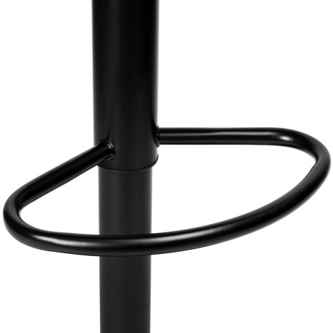 Hoker krzesło barowe CYDRO BLACK ciemnozielone Velvet