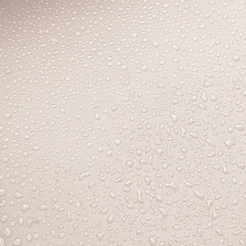 Ławka ogrodowa z technorattanu sofa CORDOBA czarna z beżowymi poduszkami