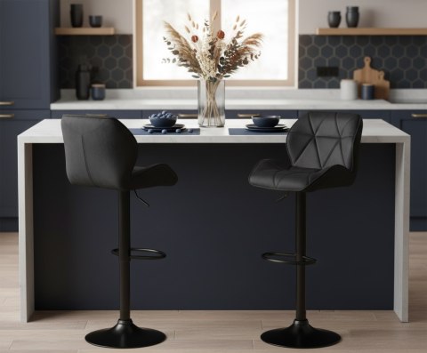 Hoker barowy Grappo Black czarny Velvet