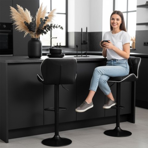 Hoker barowy Grappo Black czarny