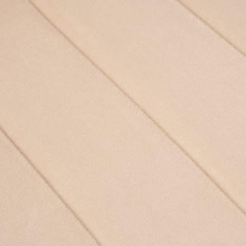 Krzesło FRESNO WOOD VELVET tapicerowane beżowy aksamit